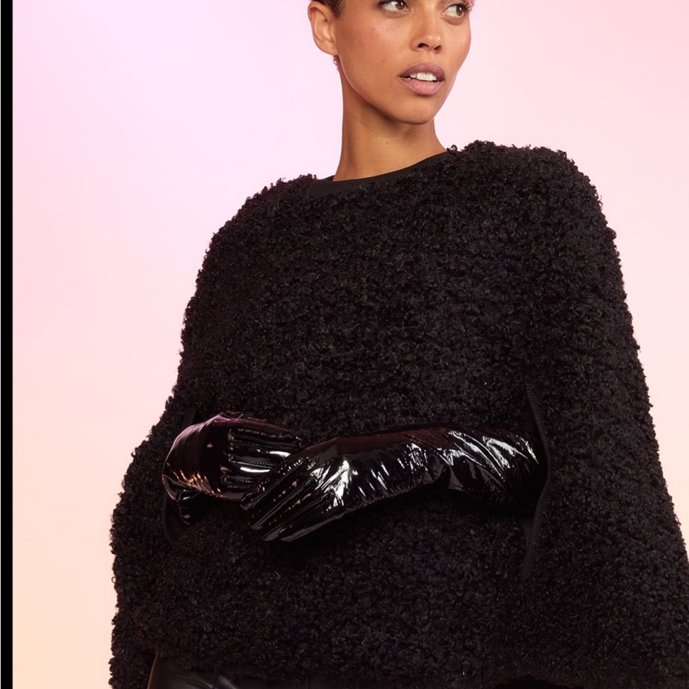 Cynthia Rowley Faux Fur Capelet